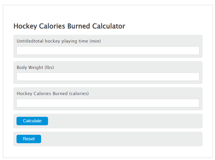 How Many Calories Does Hockey Burn: Unleash Your Fitness Potential