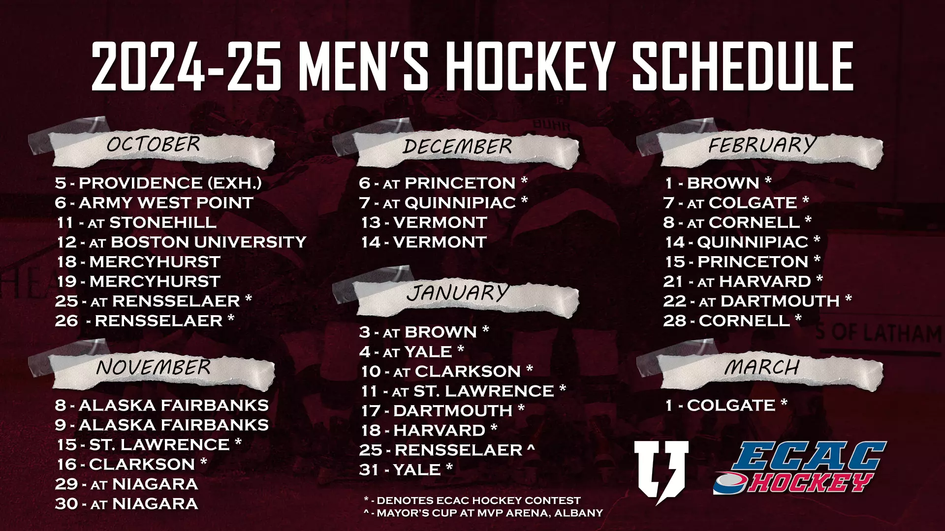 Dartmouth Hockey Schedule: Key Dates and Must-See Matches