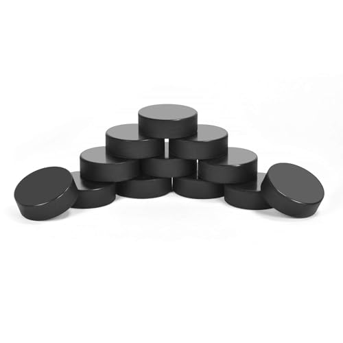 AceFox Ice Hockey Pucks for Practicing and Classic Training, Official Regulation, 6oz Diameter 3