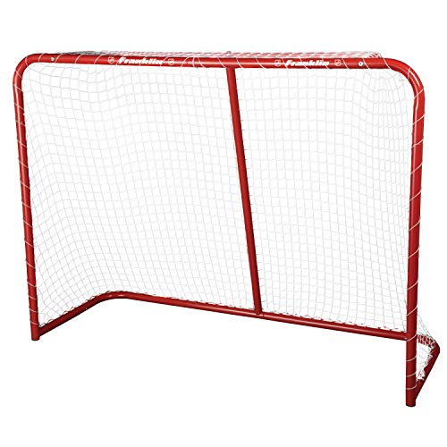Franklin Sports Youth Street Hockey Net - Indoor Outdoor Steel Hockey Goal for Kids Roller Street - Portable Junior Goal - 54