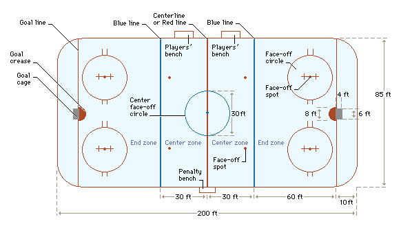 Hockey Rink Diagram: Master the Layout Like a Pro
