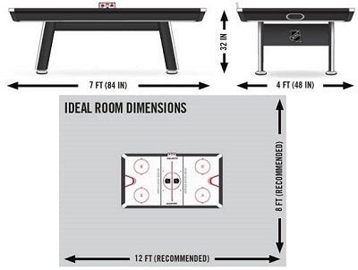 How Long is a Full Size Air Hockey Table: Dimensions Explained