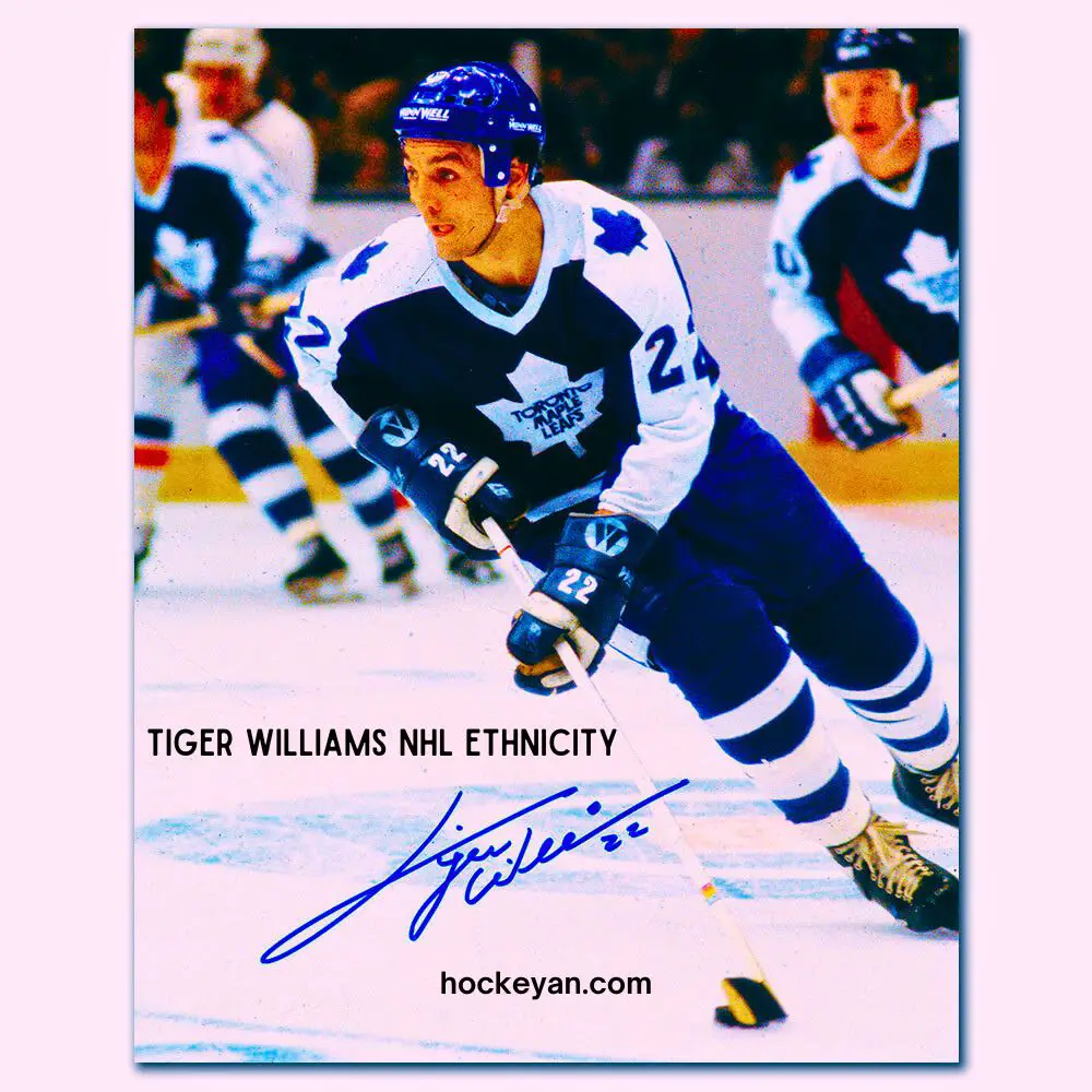 tiger williams nhl ethnicity