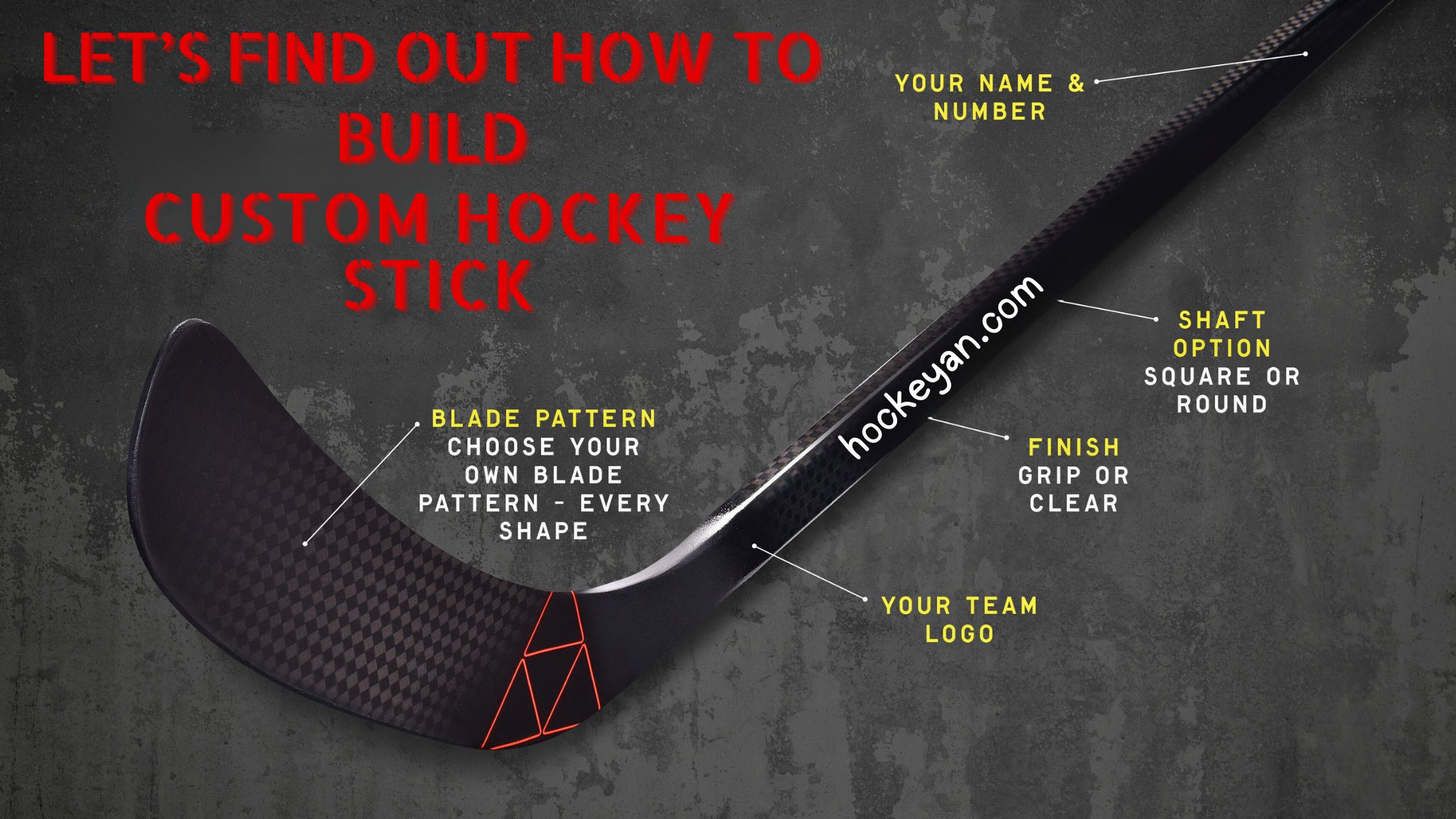 Custom Hockey Stick Builder