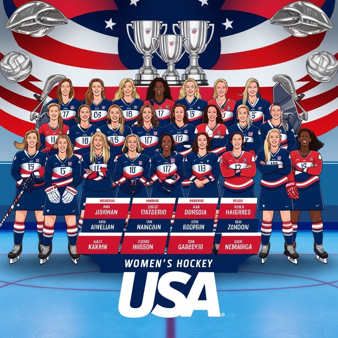 USA Women's Hockey roster