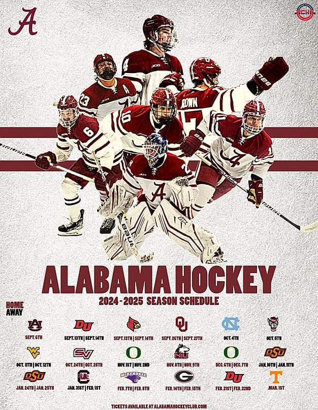 Alabama Hockey Roster