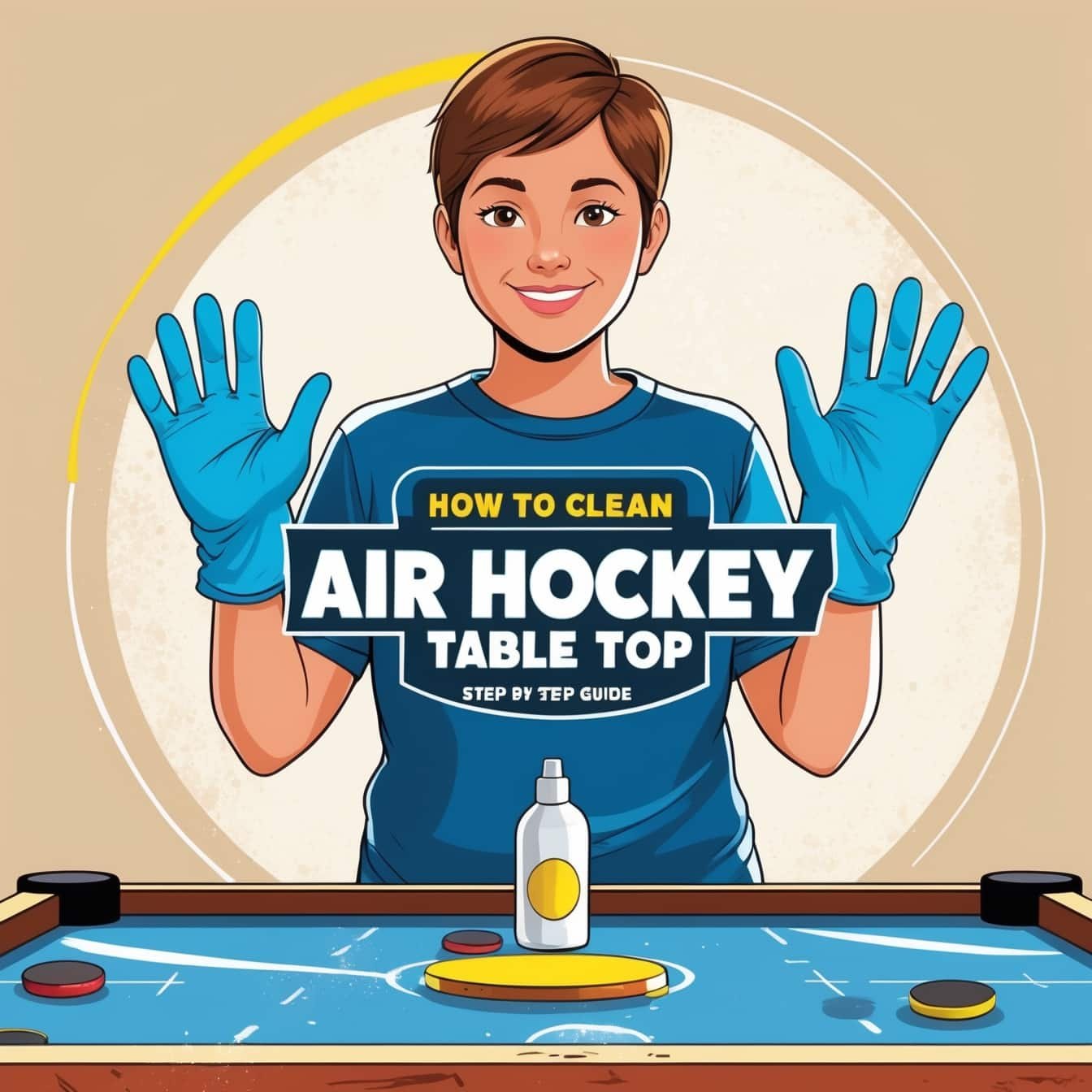 How to Clean Air Hockey Table Top