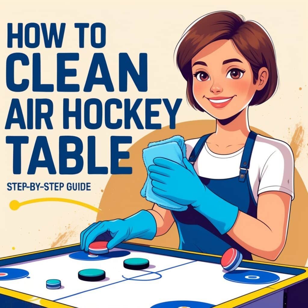 How to Clean Air Hockey Table Top