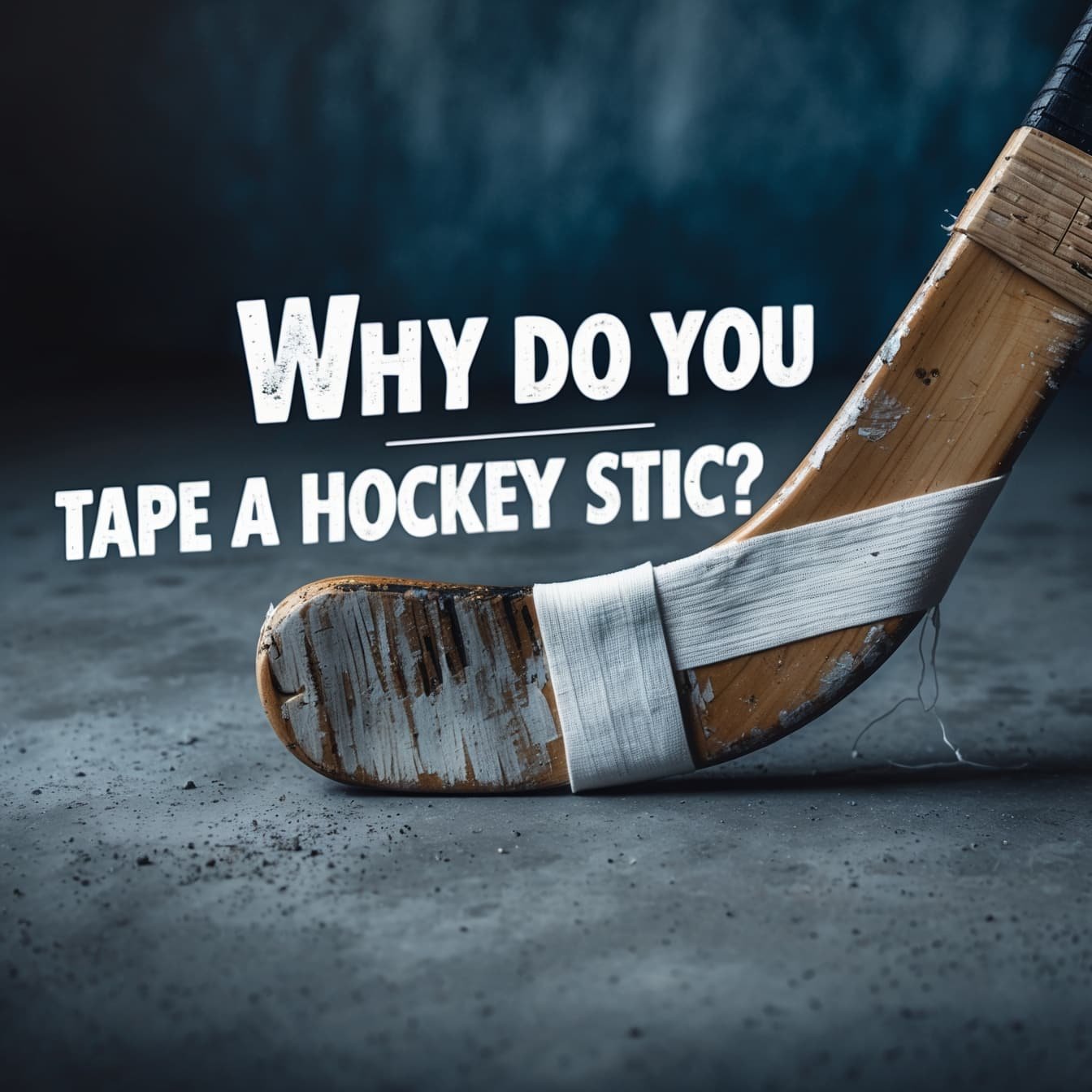 Why Do You Tape a Hockey Stick: Enhance Grip and Performance