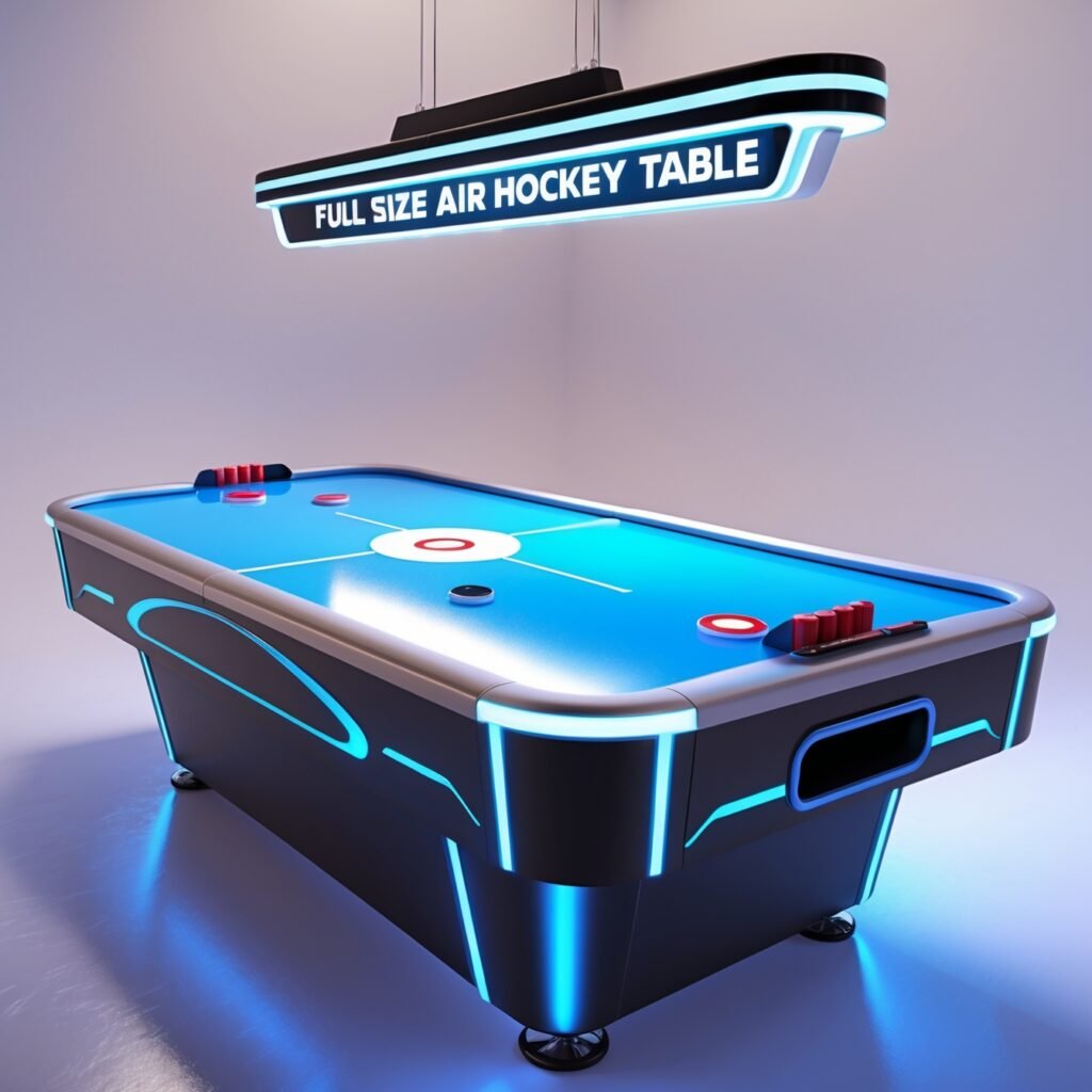 How Big is Full Size Air Hockey Table?